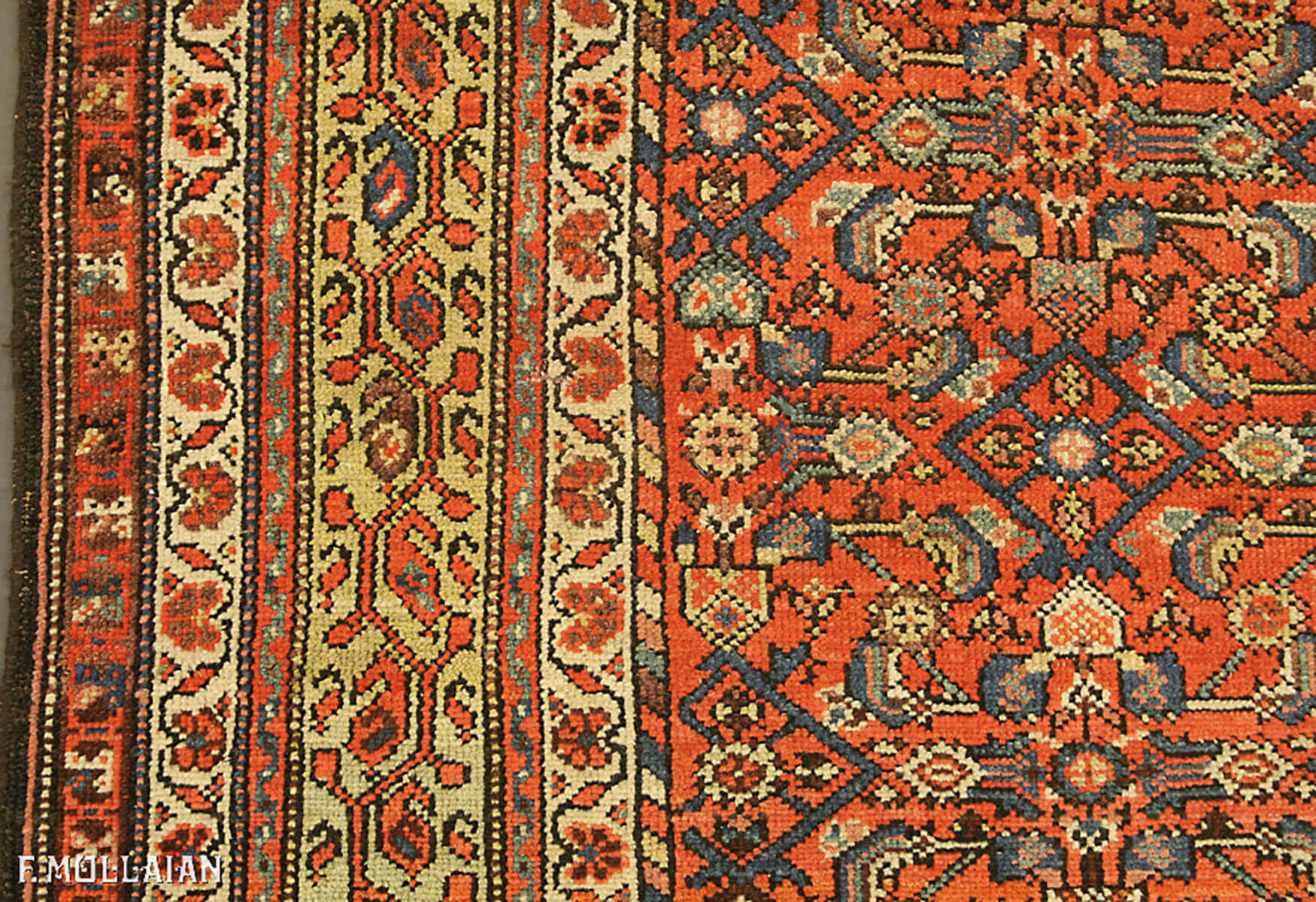 Antique Persian Malayer Gallery Size Carpet n°:91706545